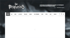 Desktop Screenshot of deprofundistheband.com